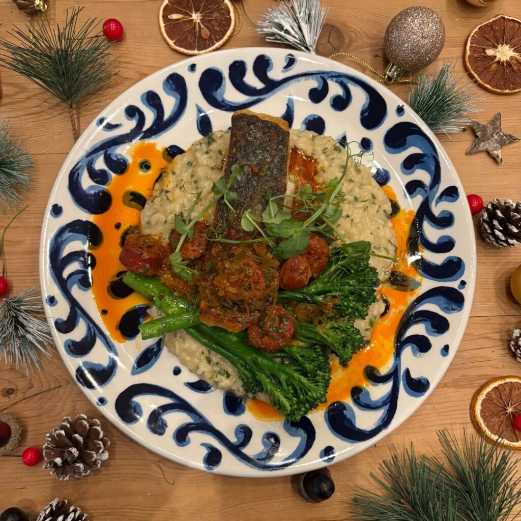 festive dish for country pub