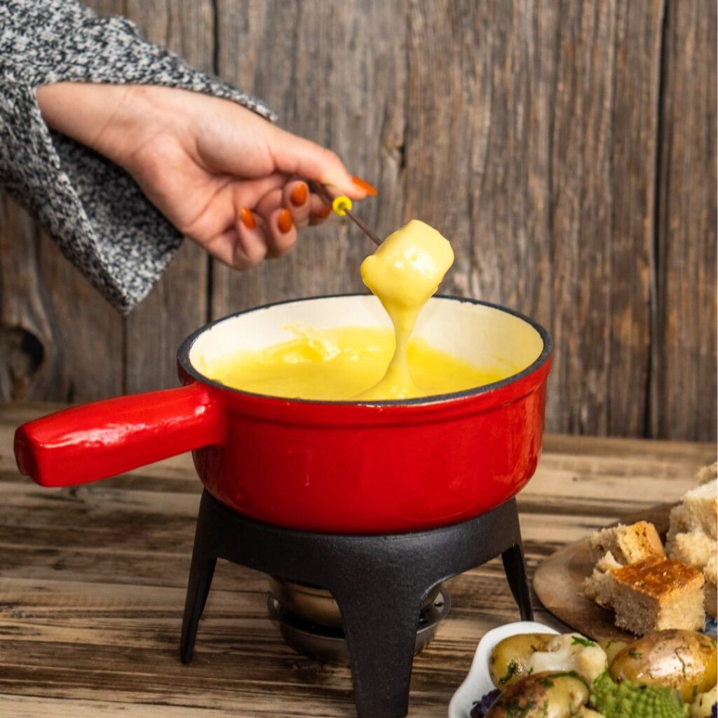 fondue alpine experience at english vineyard
