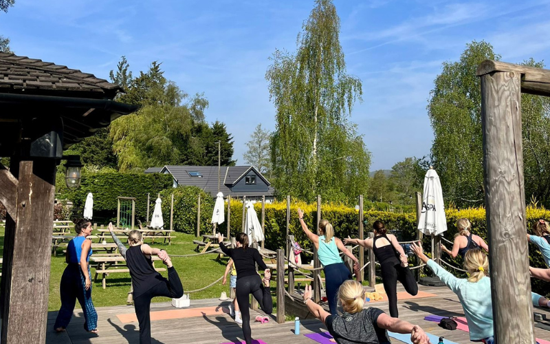 Yoga class in Kent